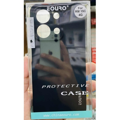 Picture of Redmi 15C Premium Case Soft Sandstone Slim Matte Cover Eouro Brand - Phone Case -Black