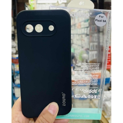 Picture of Google Pixel 9A Luxury Shockproof Camera Protective Liquid Soft Case Back Cover -Black