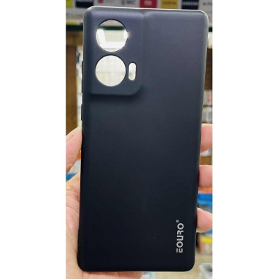 Picture of For Motorola G96 Premium Case Soft Sandstone Slim Matte Cover Eouro Brand - Phone Case -Black