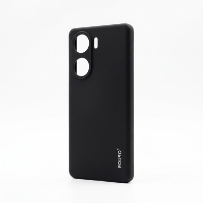 Picture of Vivo V29e (India) Premium Case Soft Sandstone Slim Matte Cover Eouro Brand - Phone Case -Black