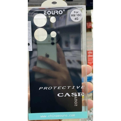 Picture of For Xiaomi Redmi 15C 4G Luxury Shockproof Camera Protective Liquid Soft Case Back Cover -Black