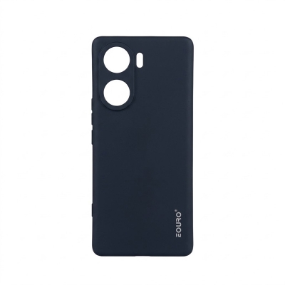 Picture of Vivo V29e (India) Luxury Shockproof Camera Protective Liquid Soft Case Back Cover -Black