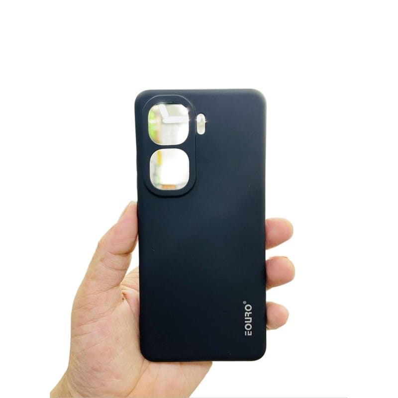 Picture of Premium Quality Shockproof Protective Back Cover Case For Vivo iQOO 10 PRO-Black