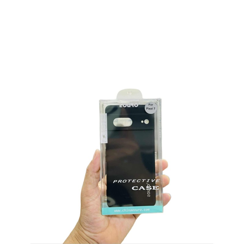 Picture of Pixel 7 Luxury Shockproof Camera Protective Liquid Soft Case Back Cover -Black