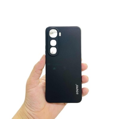 Picture of For Vivo Y400 Premium Case Soft Sandstone Slim Matte Cover- Phone Case -Black