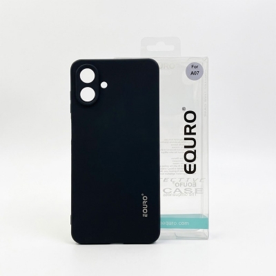 Picture of For Samsung Galaxy A07 Premium Case Soft Sandstone Slim Matte Cover Eouro - Phone -Black