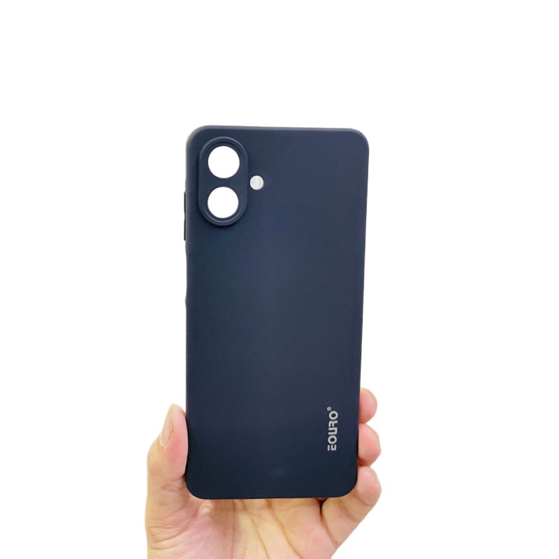 Picture of For Samsung Galaxy A07 Premium Case Soft Sandstone Slim Matte Cover Eouro - Phone -Black