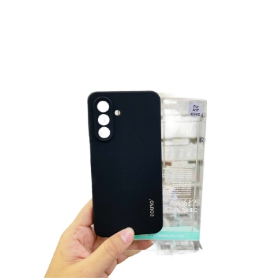 Picture of For Samsung Galaxy A17 Premium Case Soft Sandstone Slim Matte Cover Eouro - Phone -Black