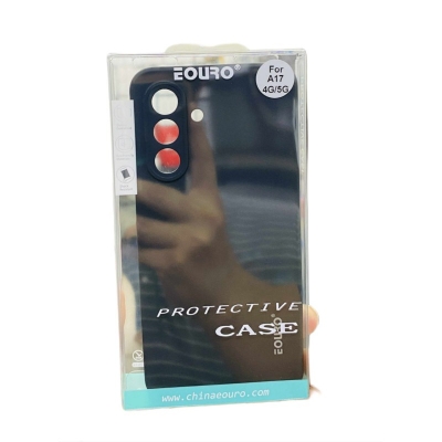 Picture of For Samsung Galaxy A17 Premium Case Soft Sandstone Slim Matte Cover Eouro - Phone -Black
