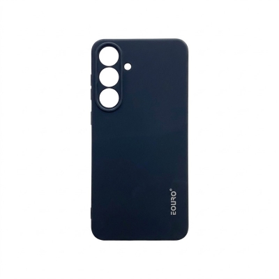 Picture of For Samsung Galaxy S25 Fe Premium Case Soft Sandstone Slim Matte Cover Eouro - Phone -Black