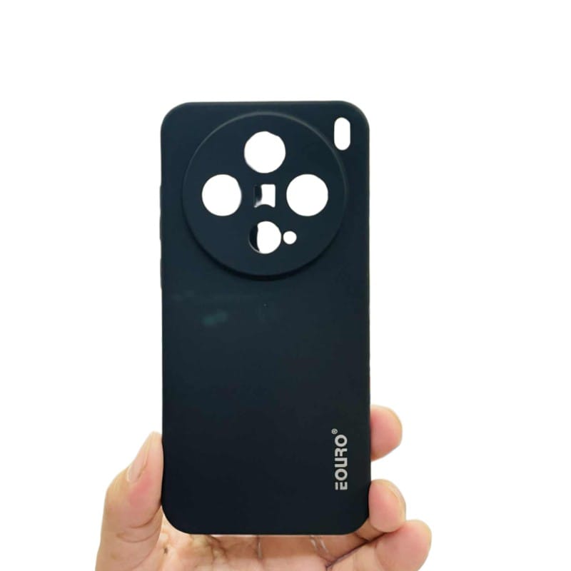 Picture of For Vivo X200 Pro mini Premium Case Soft Sandstone Slim Matte Cover Eouro - Phone -Black