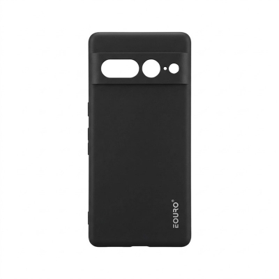 Picture of For Google Pixel 7 Pro Premium Case Soft Sandstone Slim Matte Cover Eouro - Phone -Black
