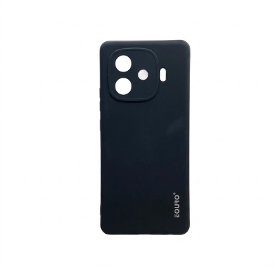 Picture of VIVO IQOO Z9 Turbo Premium Case Soft Sandstone Slim Matte Cover Eouro - Phone -Black