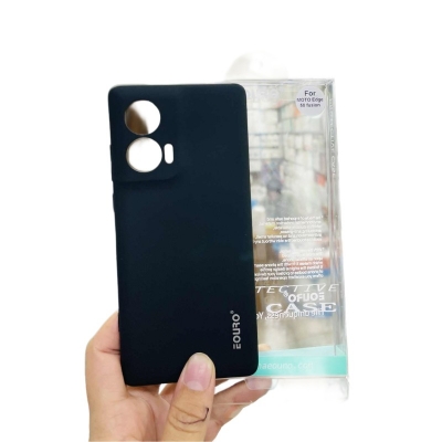 Picture of Premium Quality Shockproof Protective Back Cover Case For Motorola Edge 50-Black