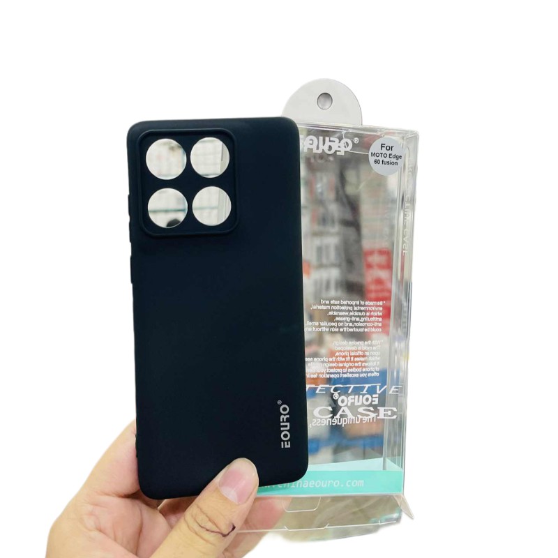 Picture of Premium Quality Shockproof Protective Back Cover Case For Motorola Edge 50-Black