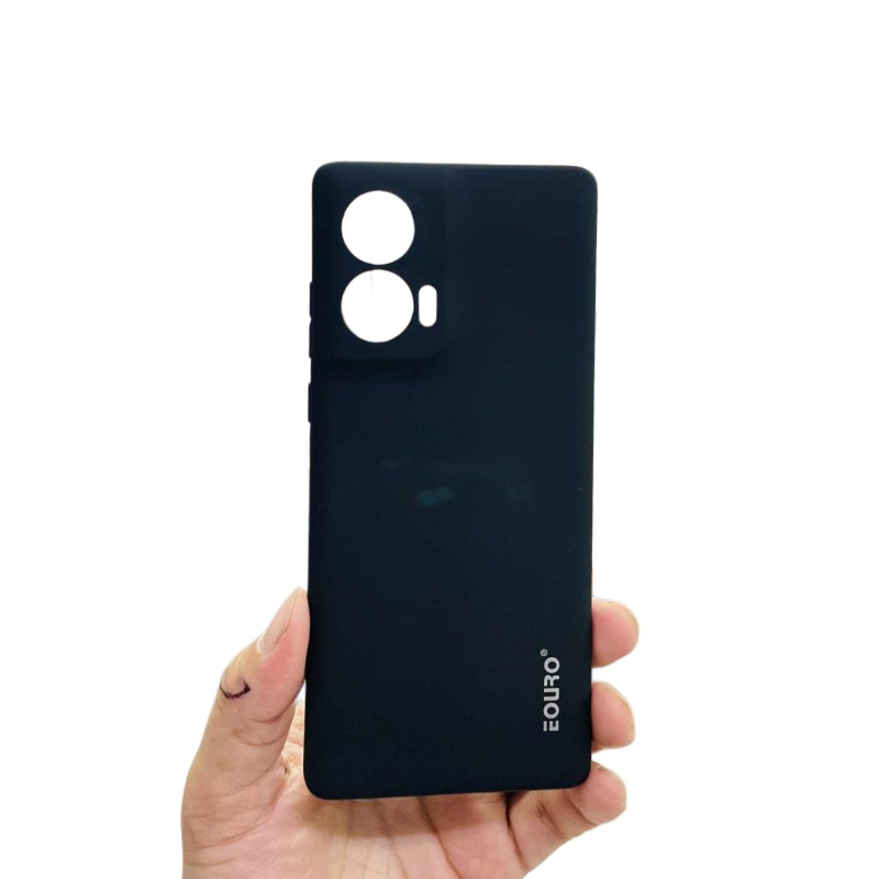 Picture of For Motorola Edge 50 fusion Premium Case Soft Sandstone Slim Matte Cover Eouro - Phone -Black