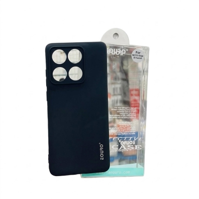 Picture of For Motorola Edge 60 Fusion Premium Case Soft Sandstone Slim Matte Cover Eouro - Phone -Black