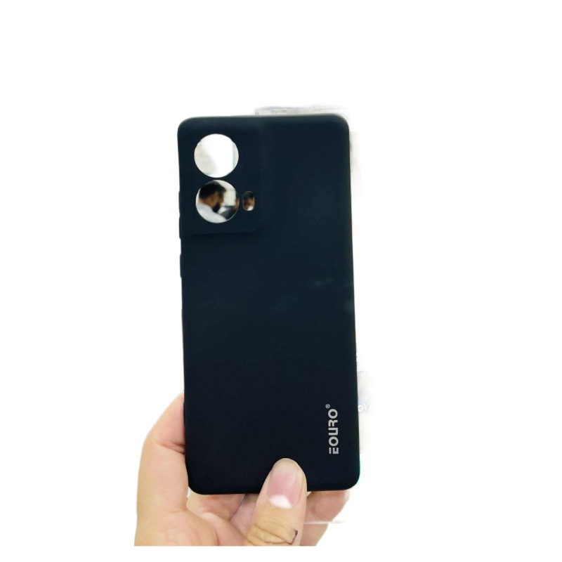 Picture of For Motorola G85 Premium Case Soft Sandstone Slim Matte Cover Eouro - Phone -Black