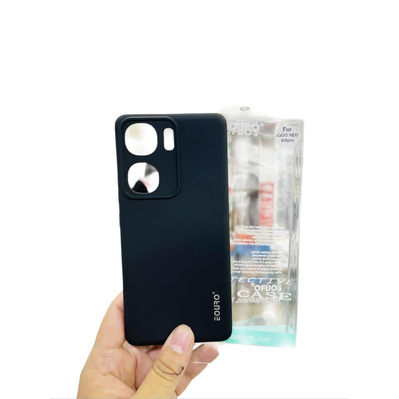 Picture of Premium Quality Shockproof Protective Back Cover Case For Vivo iQOO Neo9-Black