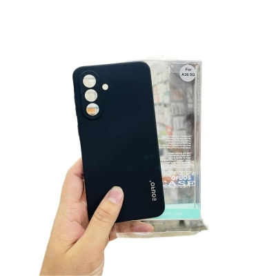 Picture of Premium Quality Shockproof Protective Back Cover Case For Samsung Galaxy A56-Black