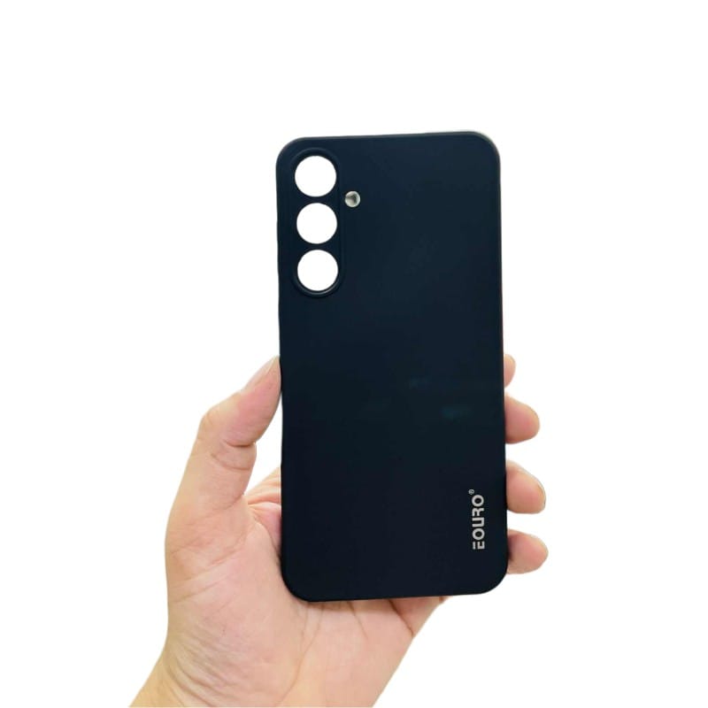 Picture of For Samsung Galaxy A35 Premium Case Soft Sandstone Slim Matte Cover Eouro - Phone -Black