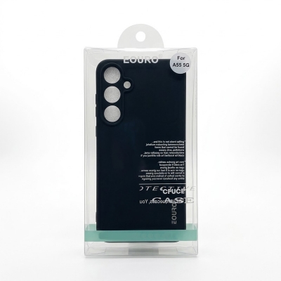 Picture of For Samsung Galaxy A55 Premium Case Soft Sandstone Slim Matte Cover Eouro - Phone -Black