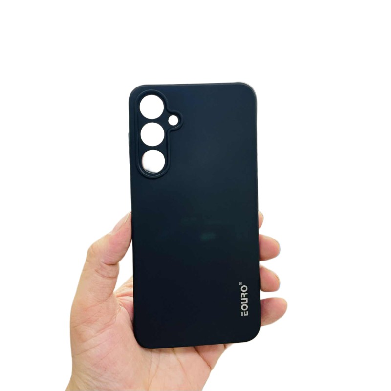 Picture of For Samsung Galaxy A55 Premium Case Soft Sandstone Slim Matte Cover Eouro - Phone -Black