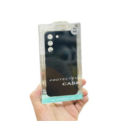 Picture of Premium Quality Shockproof Protective Back Cover Case For Samsung Galaxy S21-Black