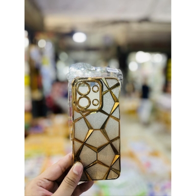 Picture of Luxury Girl's Phone Case for Xiaomi Redmi 15C Glitter Bling 3D Cube Diamond Marble Soft TPU Shockproof Ladies Cover 