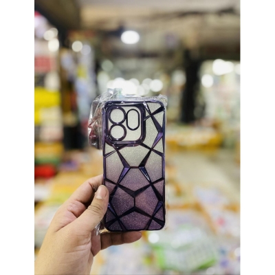 Picture of Luxury Girl's Phone Case for Infinix Smart 9 Glitter Bling 3D Cube Diamond Marble Soft TPU Shockproof Ladies Cover 