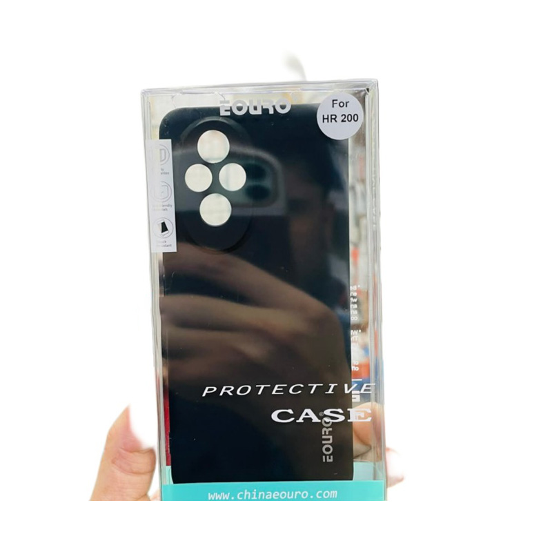 Picture of For Honor 200 Premium Case Soft Sandstone Slim Matte Cover -Black