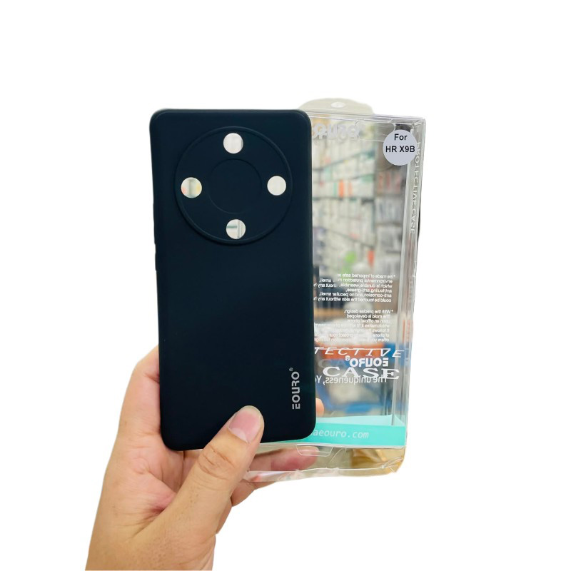 Picture of Premium Quality Shockproof Protective Back Cover Case For Honor X9b-Black