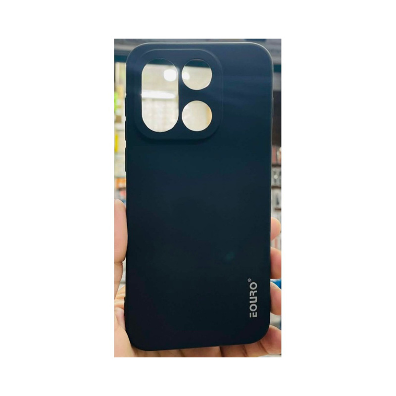 Picture of OnePlus 15 Premium Case Soft Sandstone Slim Matte Cover -Black