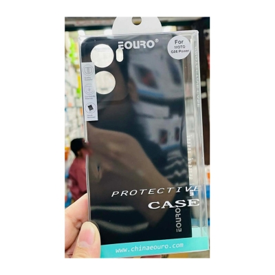 Picture of Premium Quality Shockproof Protective Back Cover Case For Motorola Moto G06 Power-Black