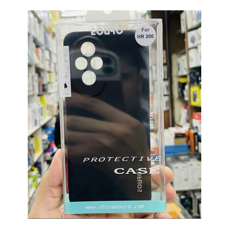 Picture of For Honor Honor 200 Premium Case Soft Sandstone Slim Matte Cover -Black