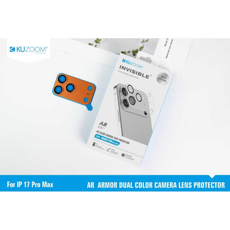 Picture of Kuzoom Invisible Full Coverage Camera Lens Protector 17 Pro max 
