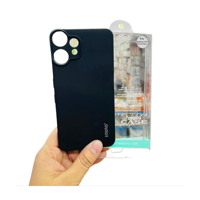 Picture of Nothing CMF Phone 2 Pro Premium Case Soft Sandstone Slim Matte Cover Eouro Brand -Black