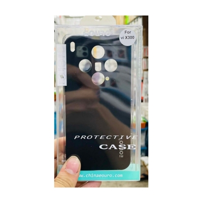 Picture of Vivo X300 Premium Case Soft Sandstone Slim Matte Cover Eouro Brand - Camera Back Cover (Back Case Cover) -Black