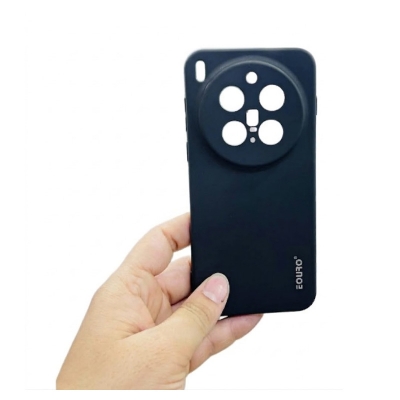 Picture of Vivo X300 Pro Premium Case Soft Sandstone Slim Matte Cover Eouro Brand - Camera Back Cover (Back Case Cover) -Black
