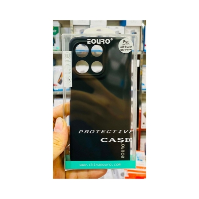 Picture of Premium Quality Shockproof Protective Back Cover Case For Motorola G67 Power-Black