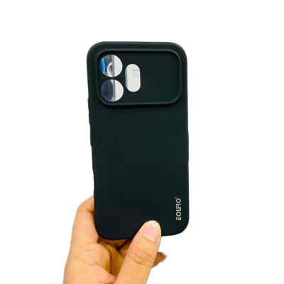 Picture of Honor 600 Premium Case Soft Sandstone Slim Matte Cover Eouro Brand -Black