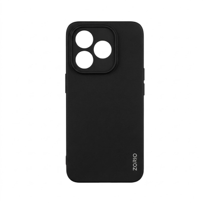 Picture of Honor 600 Lite Premium Case Soft Sandstone Slim Matte Cover Eouro Brand - Camera Back Cover (Back Case Cover) -Black
