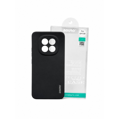 Picture of For Oppo F29 Eouro Premium Slim Soft TPU Silicone Case | Anti-Scratch Shockproof Protective Back Cover - Black 