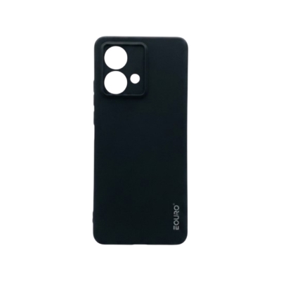 Picture of For Motorola Edge 40 Neo Eouro Premium Slim Soft TPU Silicone Case | Anti-Scratch Shockproof Protective Back Cover - Black 
