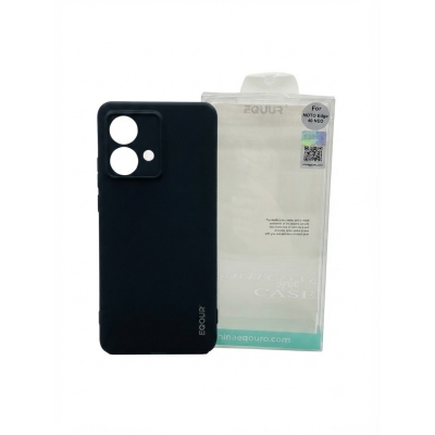 Picture of For Motorola Edge 40 Neo Eouro Premium Slim Soft TPU Silicone Case | Anti-Scratch Shockproof Protective Back Cover - Black 
