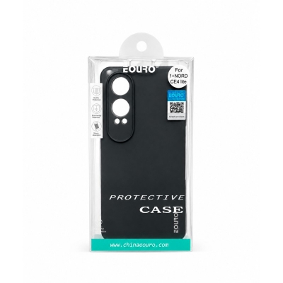 Picture of One Plus Nord CE4 Lite Eouro Premium Slim Soft TPU Silicone Case | Anti-Scratch Shockproof Protective Back Cover - Black 