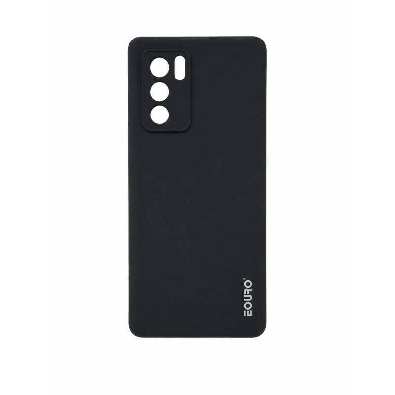 Picture of Oppo Reno6 Pro 5G Eouro Premium Slim Soft TPU Silicone Case | Anti-Scratch Shockproof Protective Back Cover - Black 