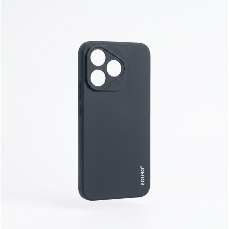 Picture of For Honor 400 Lite Eouro Premium Soft Silicone Case | Slim Shockproof Protective Back Cover | Anti-Scratch Matte Finish - Black 
