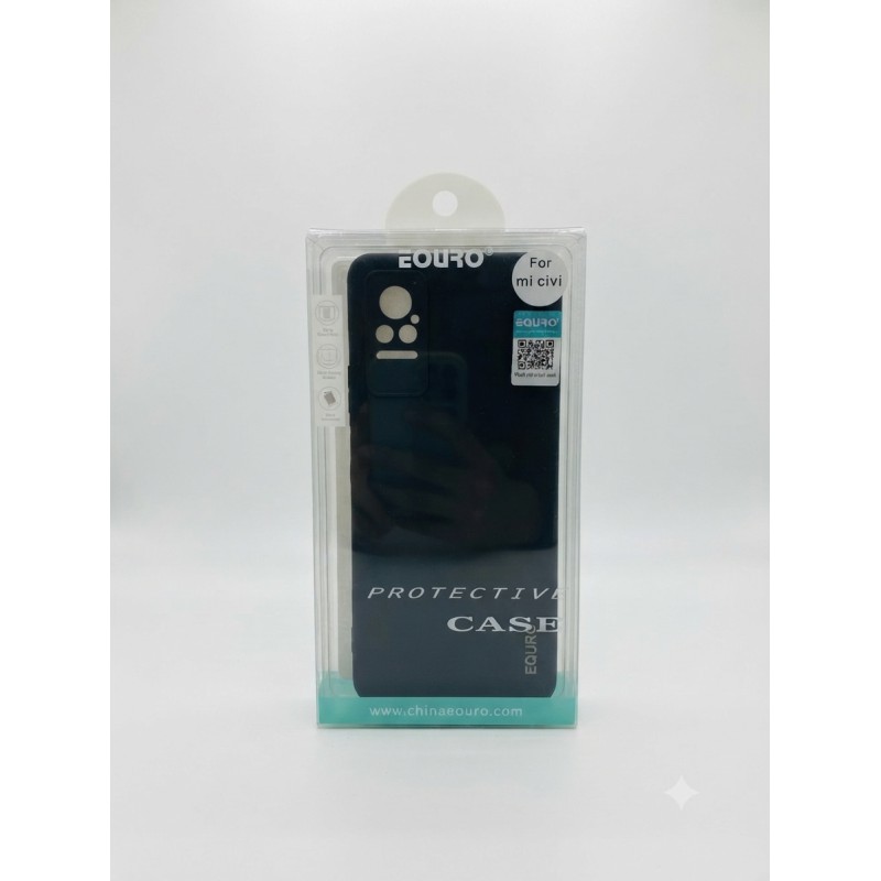 Picture of Premium Quality Shockproof Protective Back Cover Case For Xiaomi Civi-Black