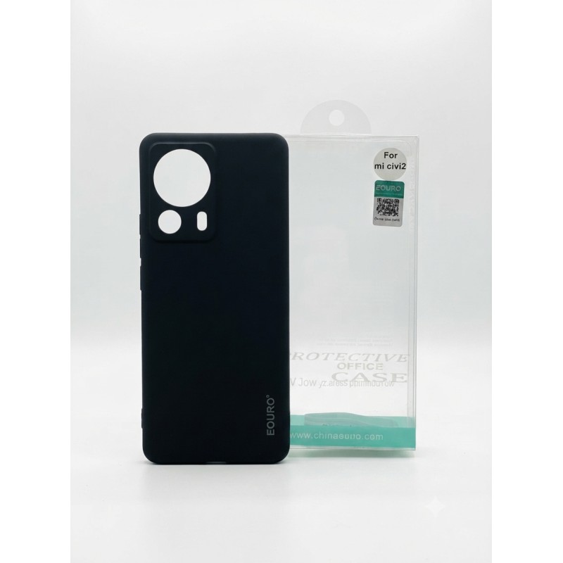 Picture of Premium Quality Shockproof Protective Back Cover Case For Xiaomi Civi 2-Black